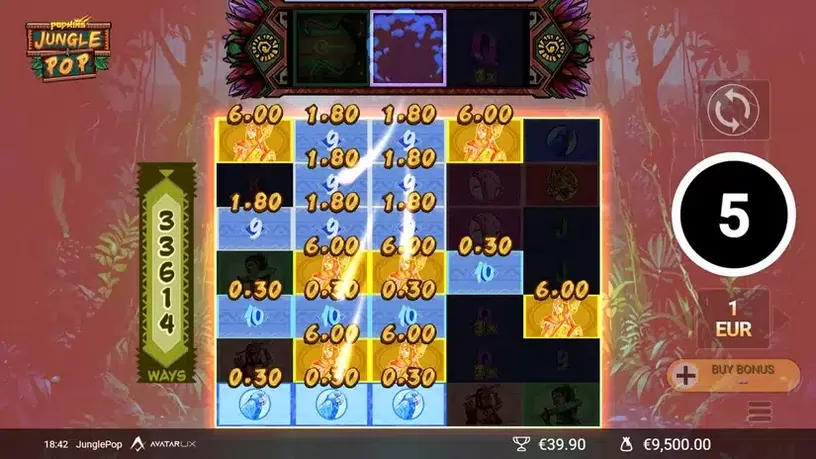 JunglePop slot screenshot 4