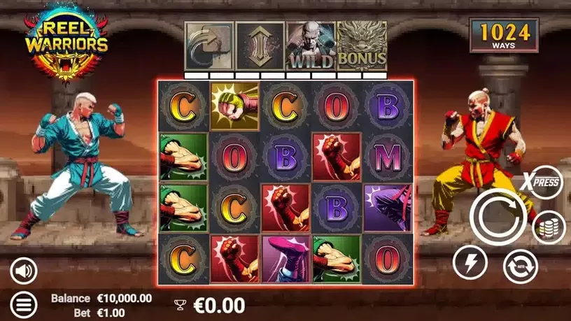 Reel Warriors slot screenshot 1