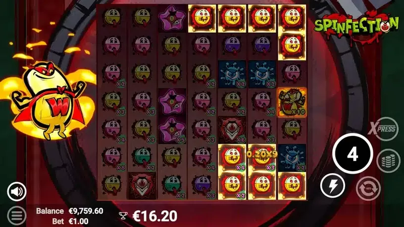 Spinfection slot screenshot 5