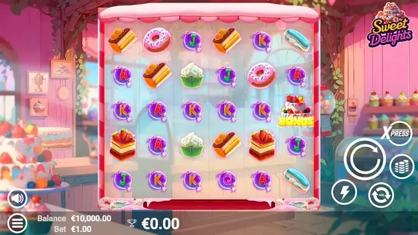 Sweet Delights slot screenshot 1