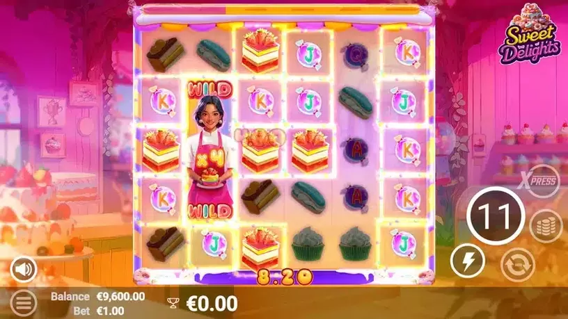 Sweet Delights slot screenshot 5