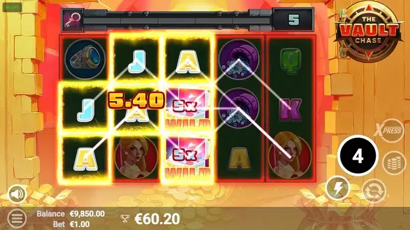 The Vault Chase slot screenshot 5