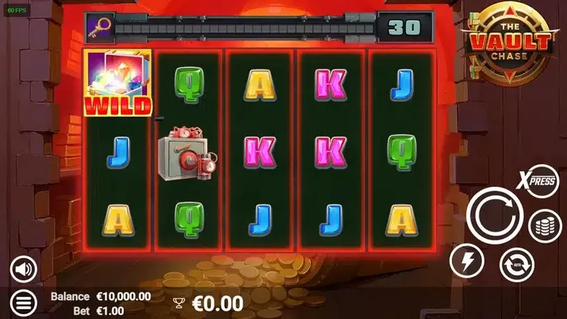 The Vault Chase slot screenshot 1