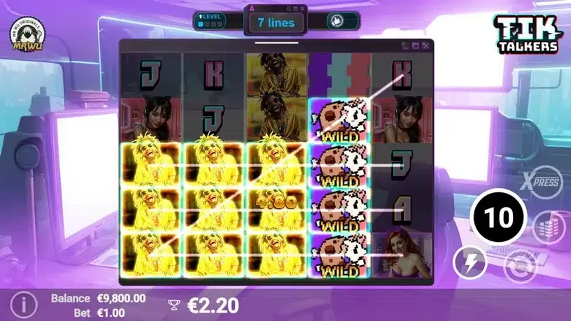 Tik Talkers slot screenshot 5