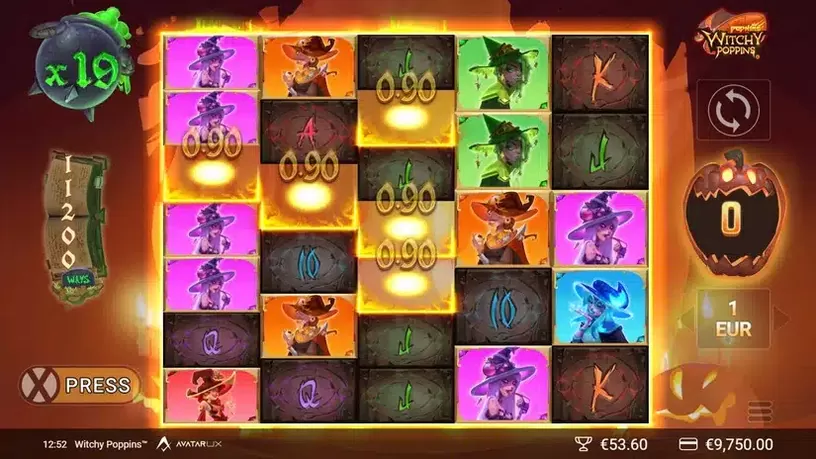 WitchyPoppins slot screenshot 5