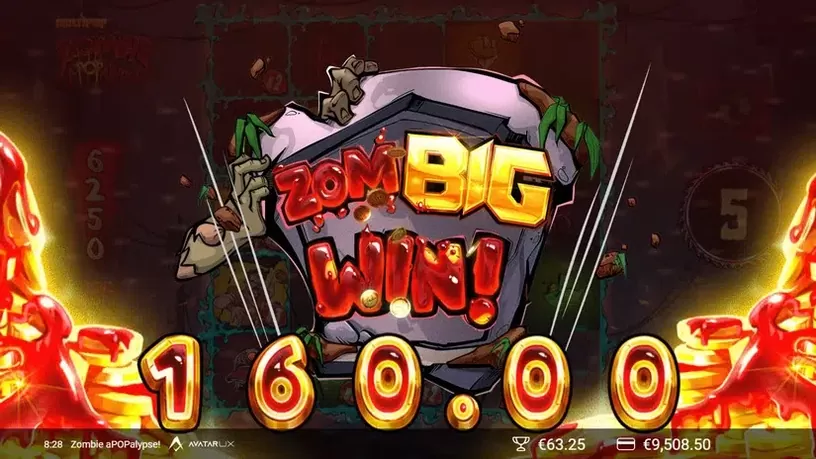 Zombie aPOPalypse slot screenshot 6