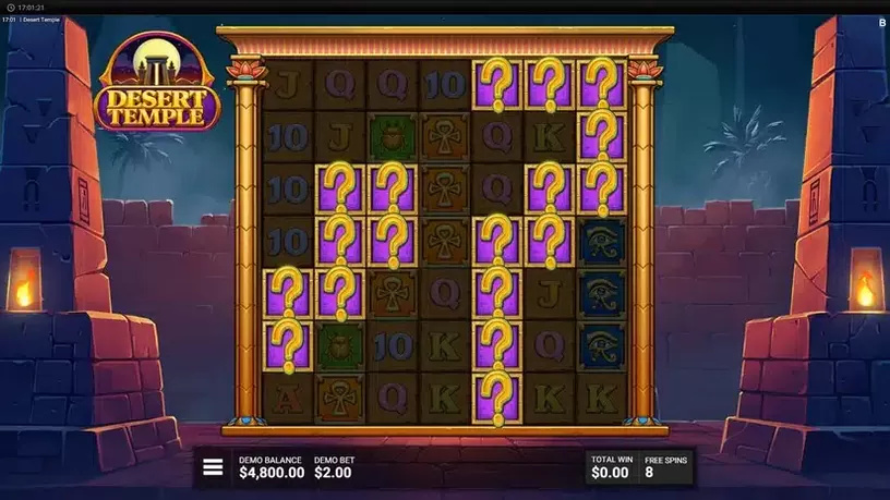 Desert Temple slot screenshot 3