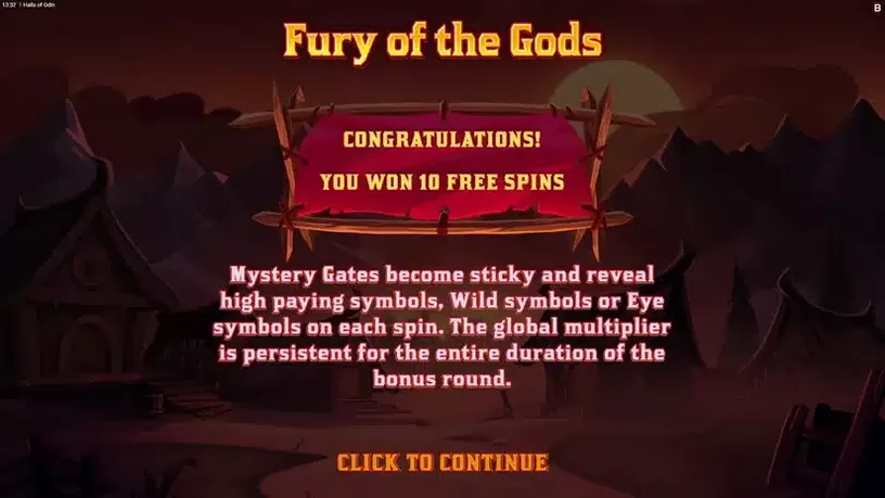 Halls of Odin slot screenshot 5