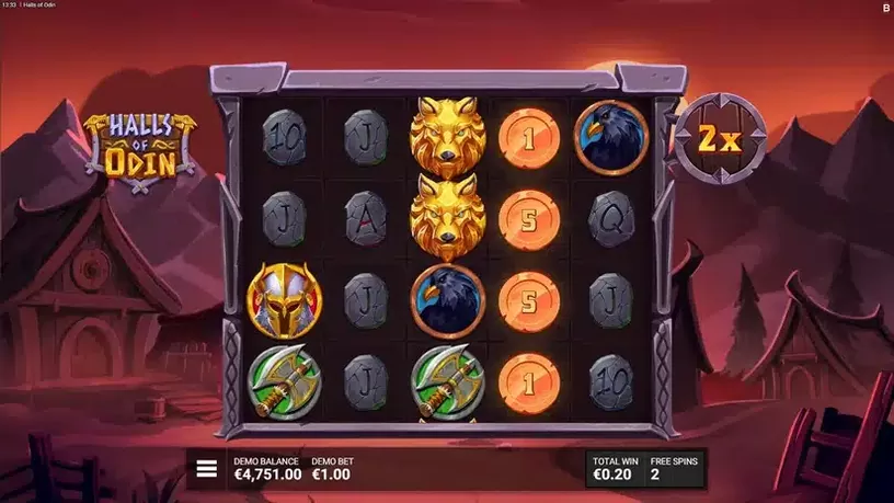Halls of Odin slot screenshot 6