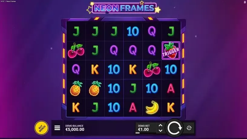 Neon Frames slot screenshot 1