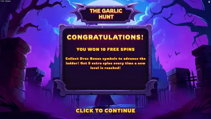Old Drac slot screenshot 3