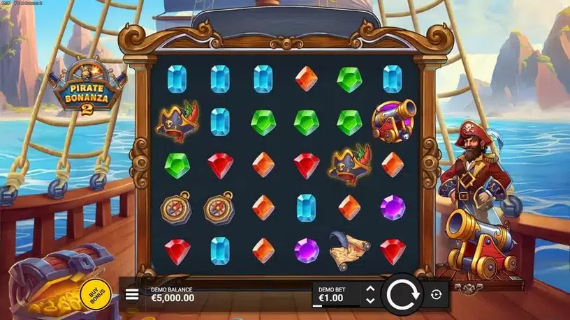 Pirate Bonanza 2 slot screenshot 1
