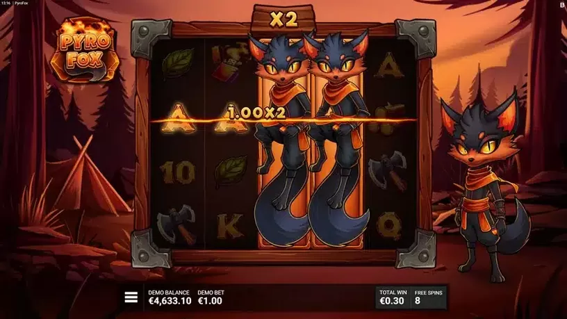 Pyrofox slot screenshot 6