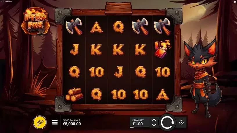 Pyrofox slot screenshot 1