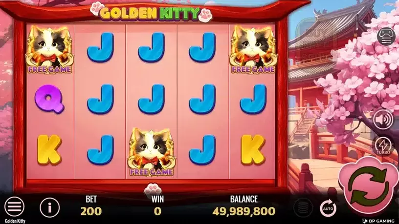 Golden Kitty slot screenshot 2