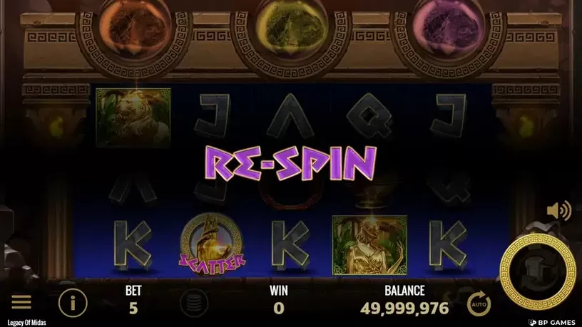 Legacy of Midas slot screenshot 2