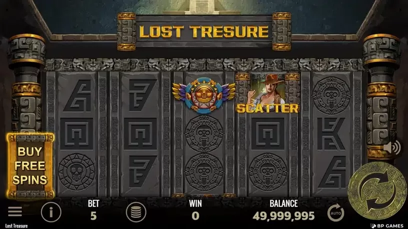 Lost Treasure slot screenshot 1