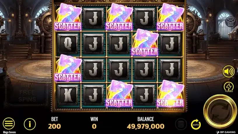 Mega Sevens slot screenshot 2