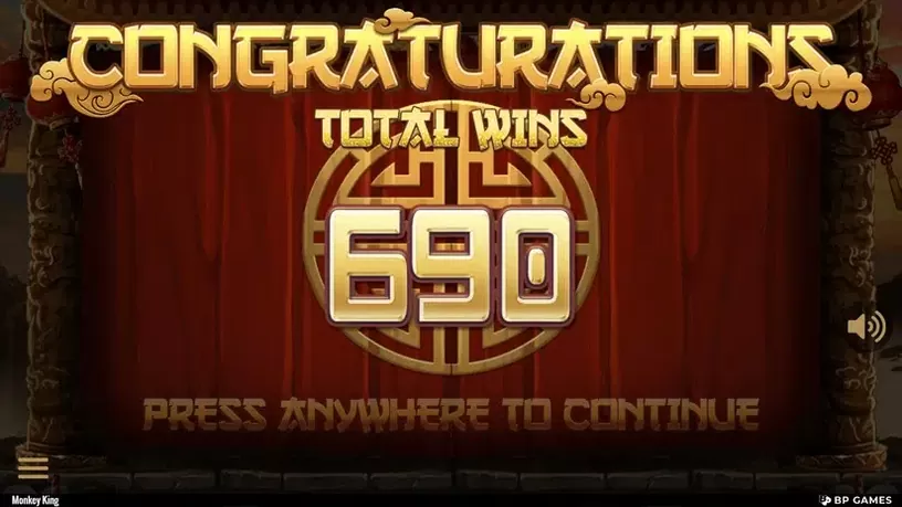 Monkey King slot screenshot 8