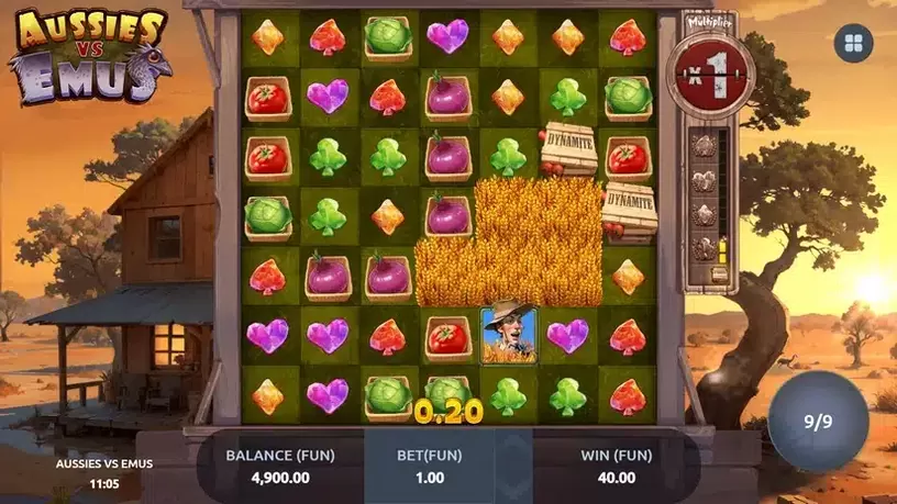 Aussies vs Emus slot screenshot 6