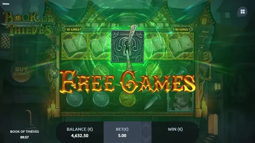 Book of Thieves slot screenshot 2