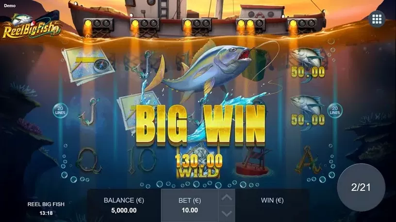 Reel Big Fish slot screenshot 6