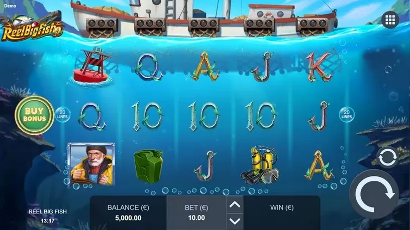 Reel Big Fish slot screenshot 1