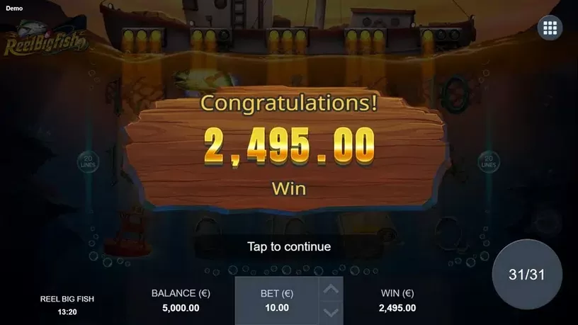 Reel Big Fish slot screenshot 8