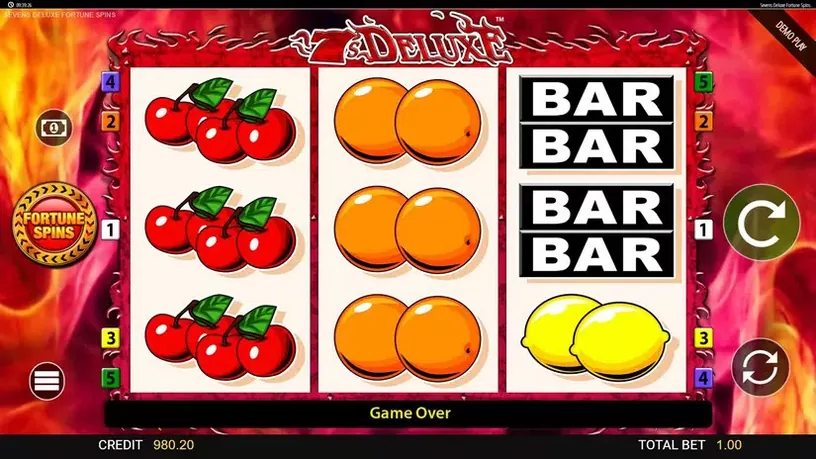 7’s Deluxe Fortune Spins slot screenshot 1