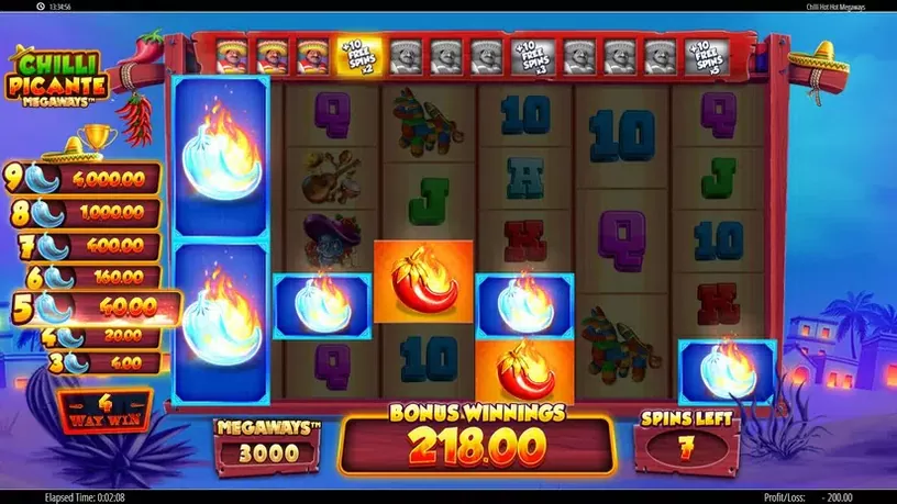 Chilli Picante Megaways slot screenshot 8