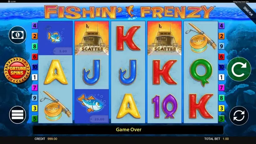 Fishin’ Frenzy Fortune Spins slot screenshot 1