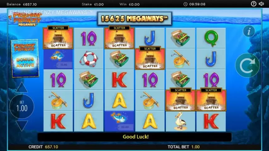 Fishin’ Frenzy Megaways slot screenshot 5
