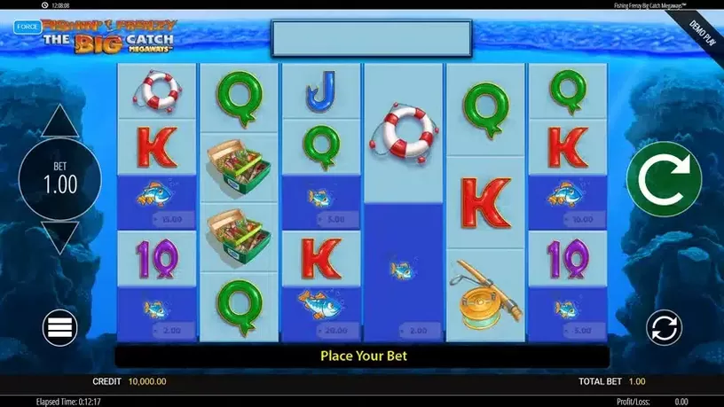 Fishin’ Frenzy The Big Catch Megaways slot screenshot 1