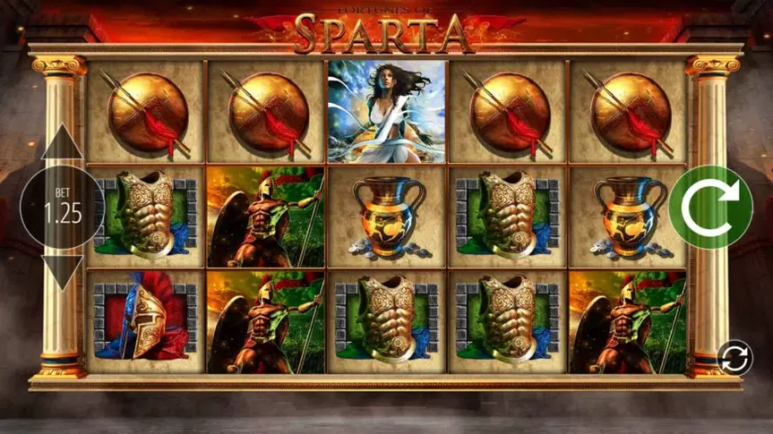 Fortunes of Sparta slot screenshot 2