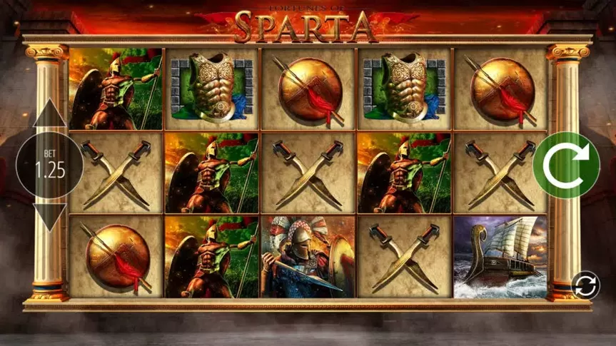Fortunes of Sparta slot screenshot 1