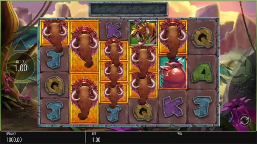 Primal Megaways slot screenshot 1