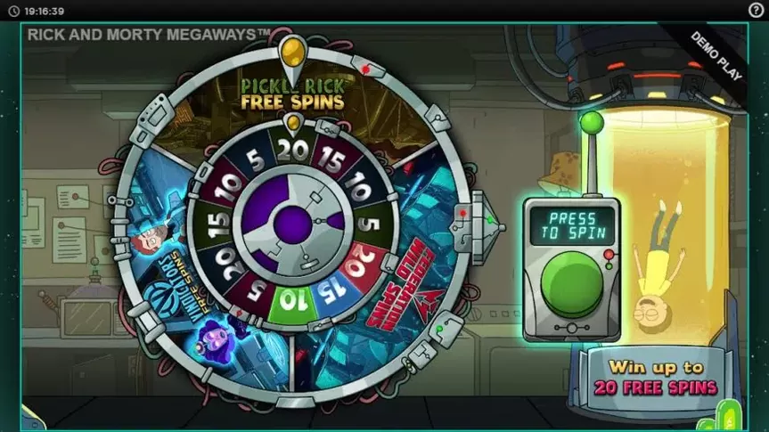 Rick and Morty Megaways slot screenshot 6