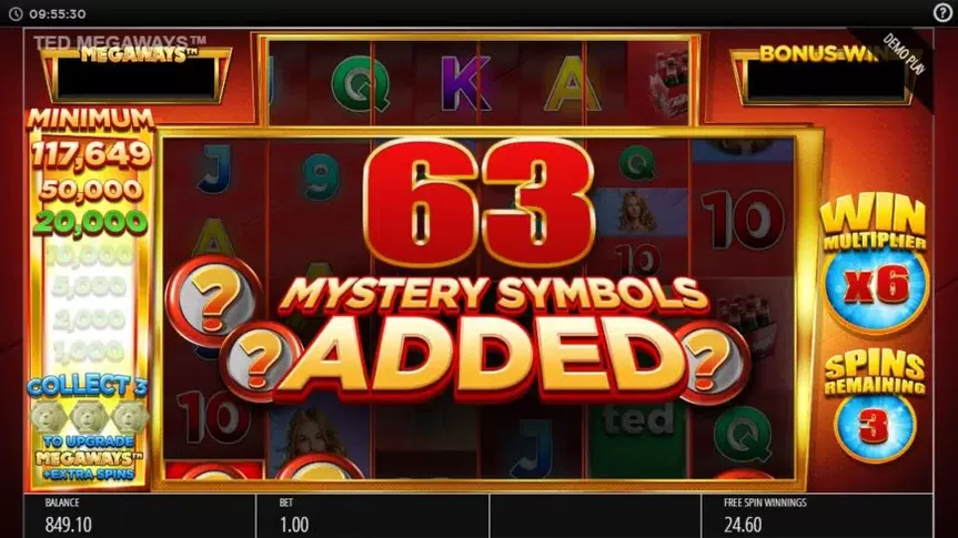 Ted Megaways slot screenshot 4