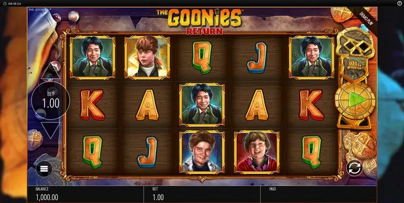 The Goonies Return slot screenshot 1