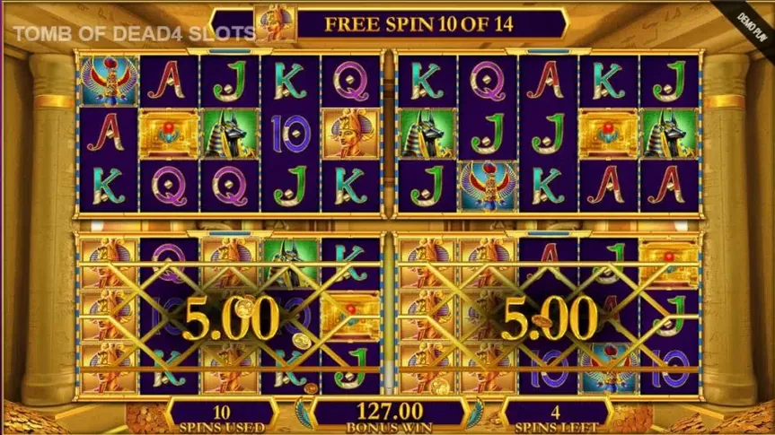 Tomb of Dead Power 4 Slots slot screenshot 6