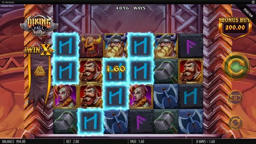 Viking Fall slot screenshot 2