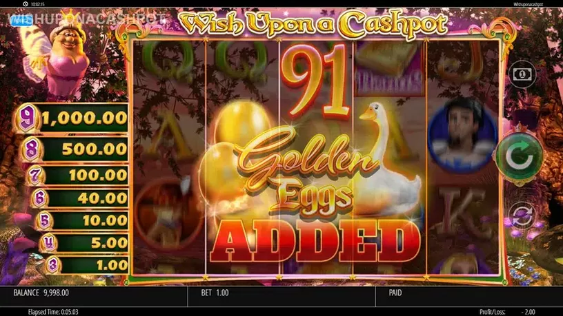 Wish Upon a Cashpot slot screenshot 2