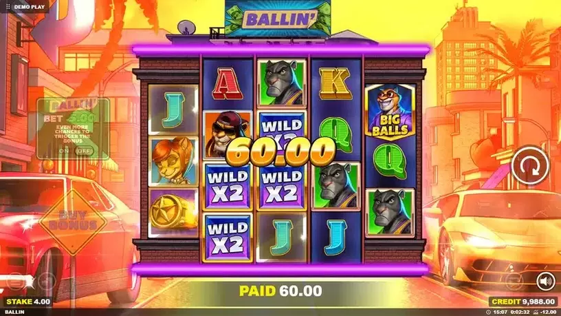 Ballin’ slot screenshot 2