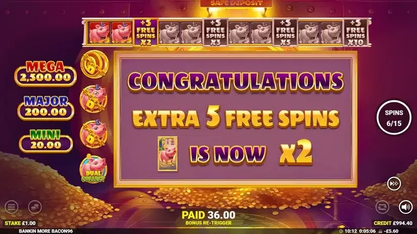 Bankin’ More Bacon slot screenshot 6
