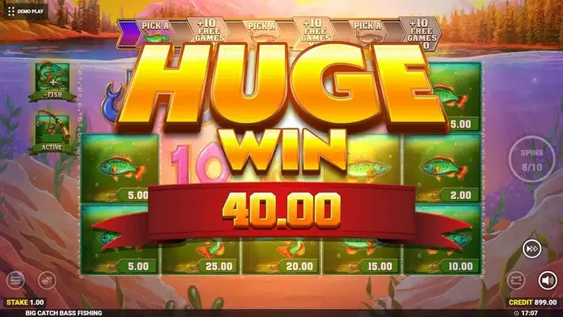 Big Catch Bass Fishing slot screenshot 6