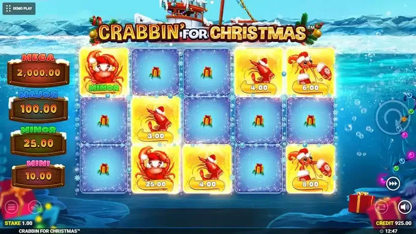 Crabbin for Christmas slot screenshot 4
