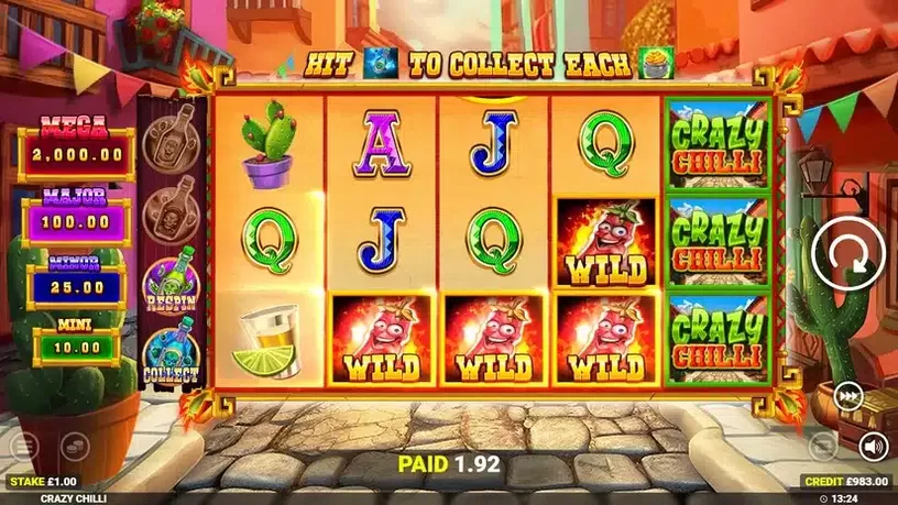 Crazy Chilli slot screenshot 4