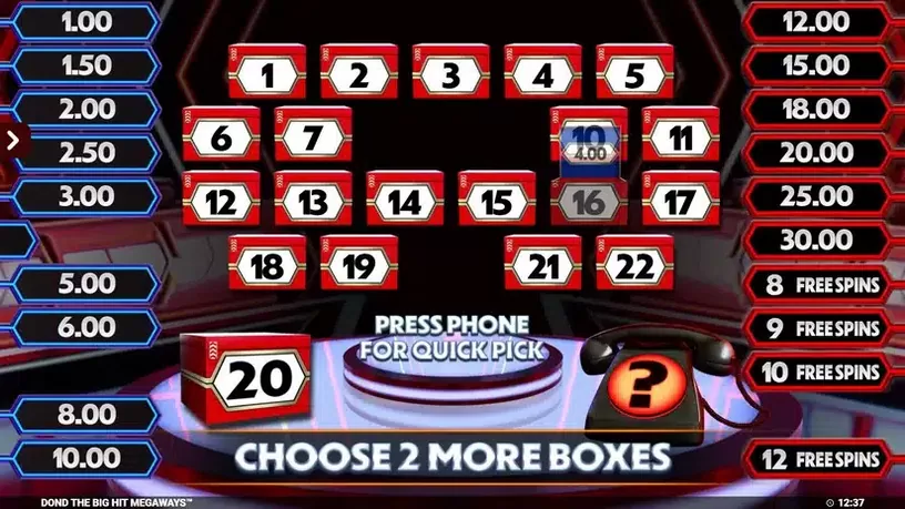 Deal Or No Deal The Big Hit Megaways slot screenshot 4