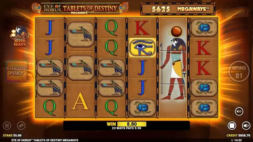 Eye of Horus Tablets of Destiny Megaways slot screenshot 4