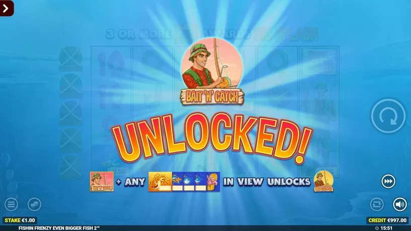 Fishin’ Frenzy Even Bigger Fish 2 slot screenshot 3